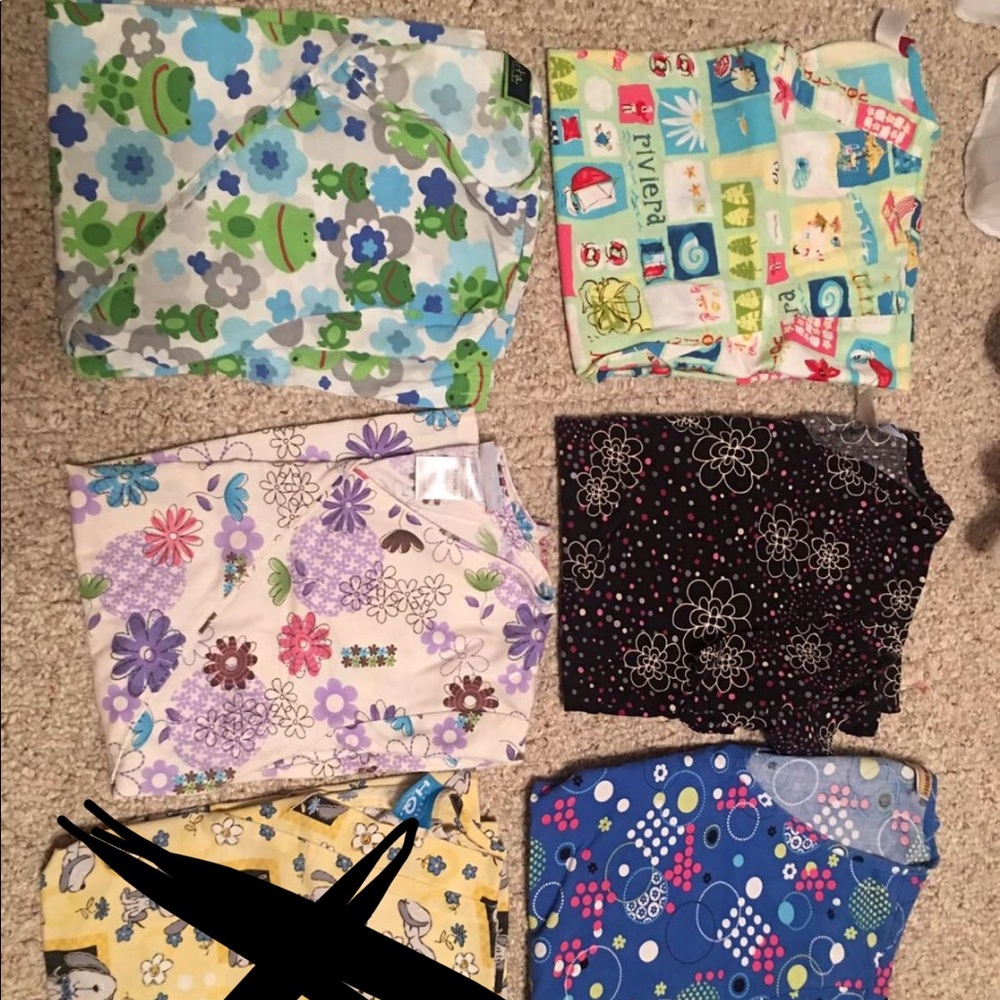 Scrub tops